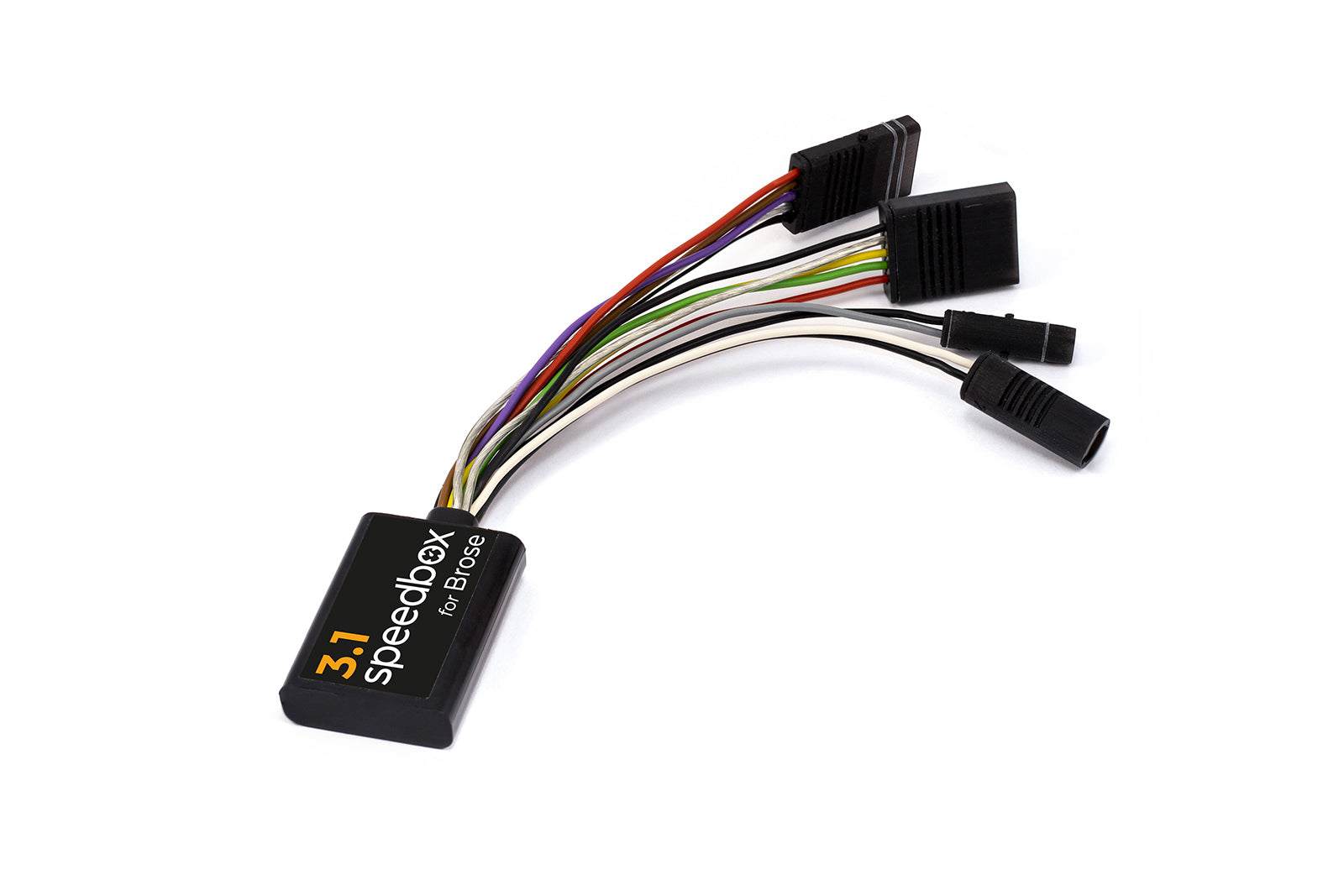 SpeedBox 3.1 tuning module for Specialized Brose e-bike motors with plug and play installation.