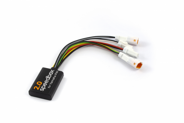 SpeedBox 2.0 module de débridage pour vélo électrique Yamaha PW jusqu'en 2018 avec connecteurs plug & play
