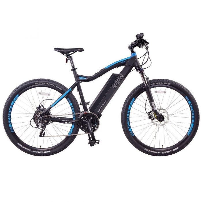 NCM Moscow Plus Electric Mountain Bike, 250W, 48V 16Ah 768Wh Battery