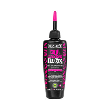 All Weather Lube 120ml bottle for bicycles, ideal in any conditions.