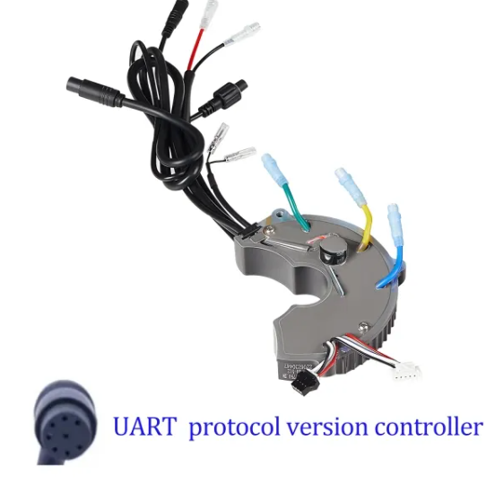 BBS motor controller compatible with Bafang BBS01B BBS02B BBSHD UART version with connector cables and rugged housing