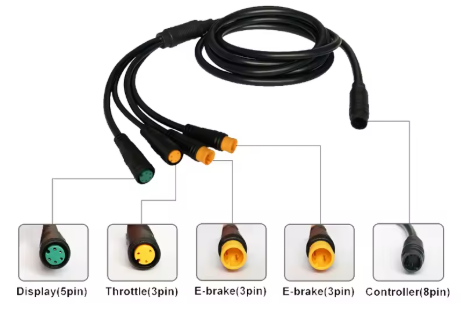 T4 Bafang UART wiring