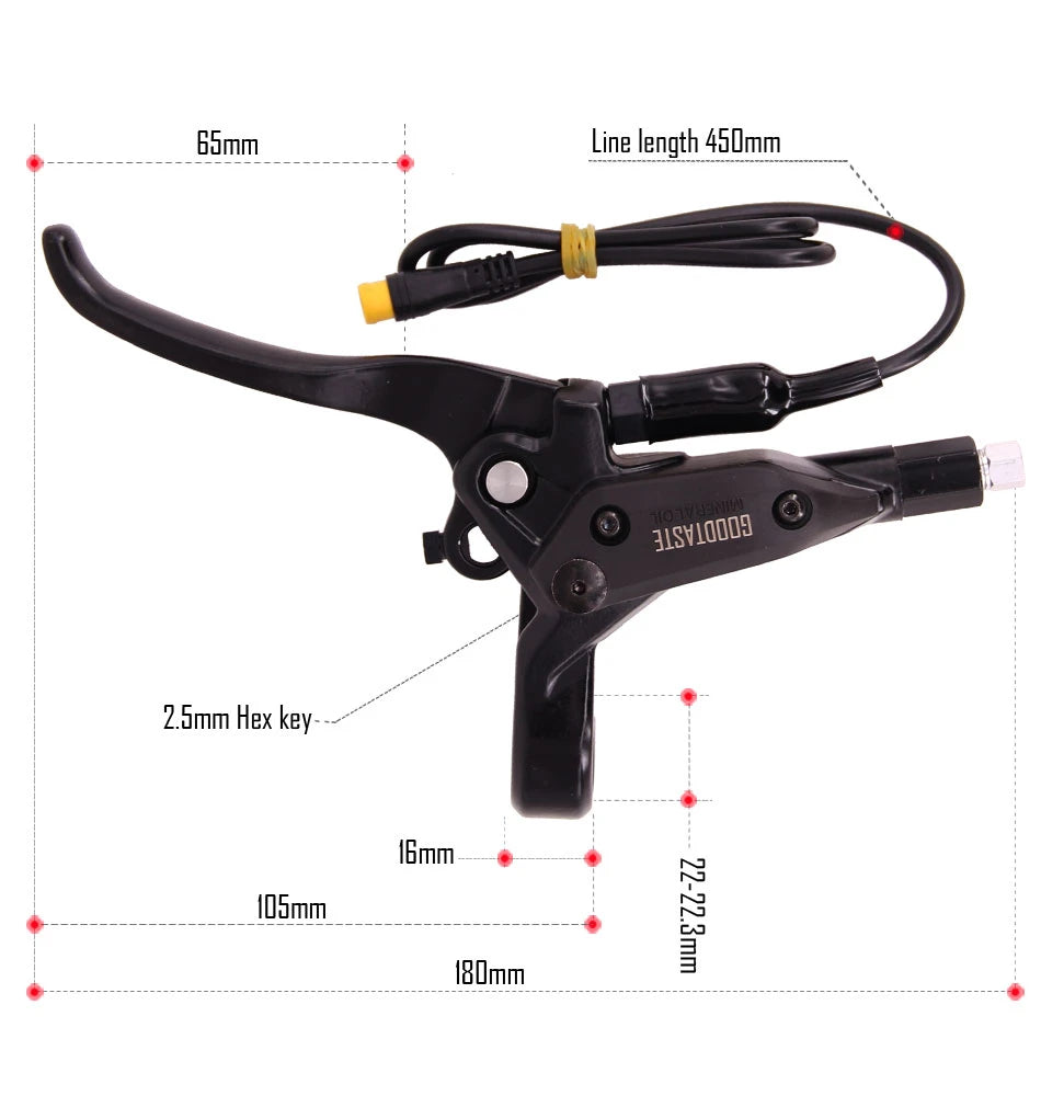 GoodState hydraulic motor cut-off brake levers left and right pair