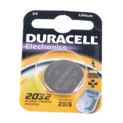 Duracell CR2032 Lithium flat 3V battery