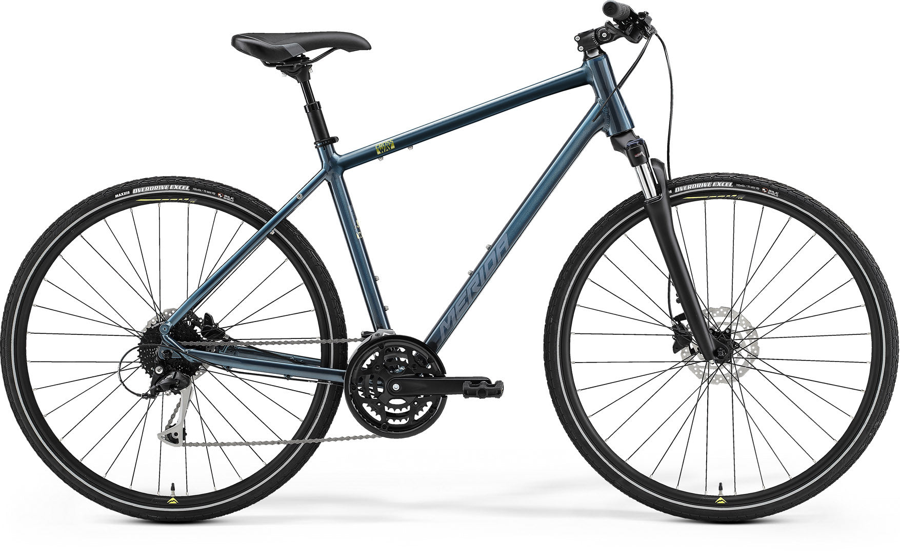 Merida Crossway 100 blue metal, men's