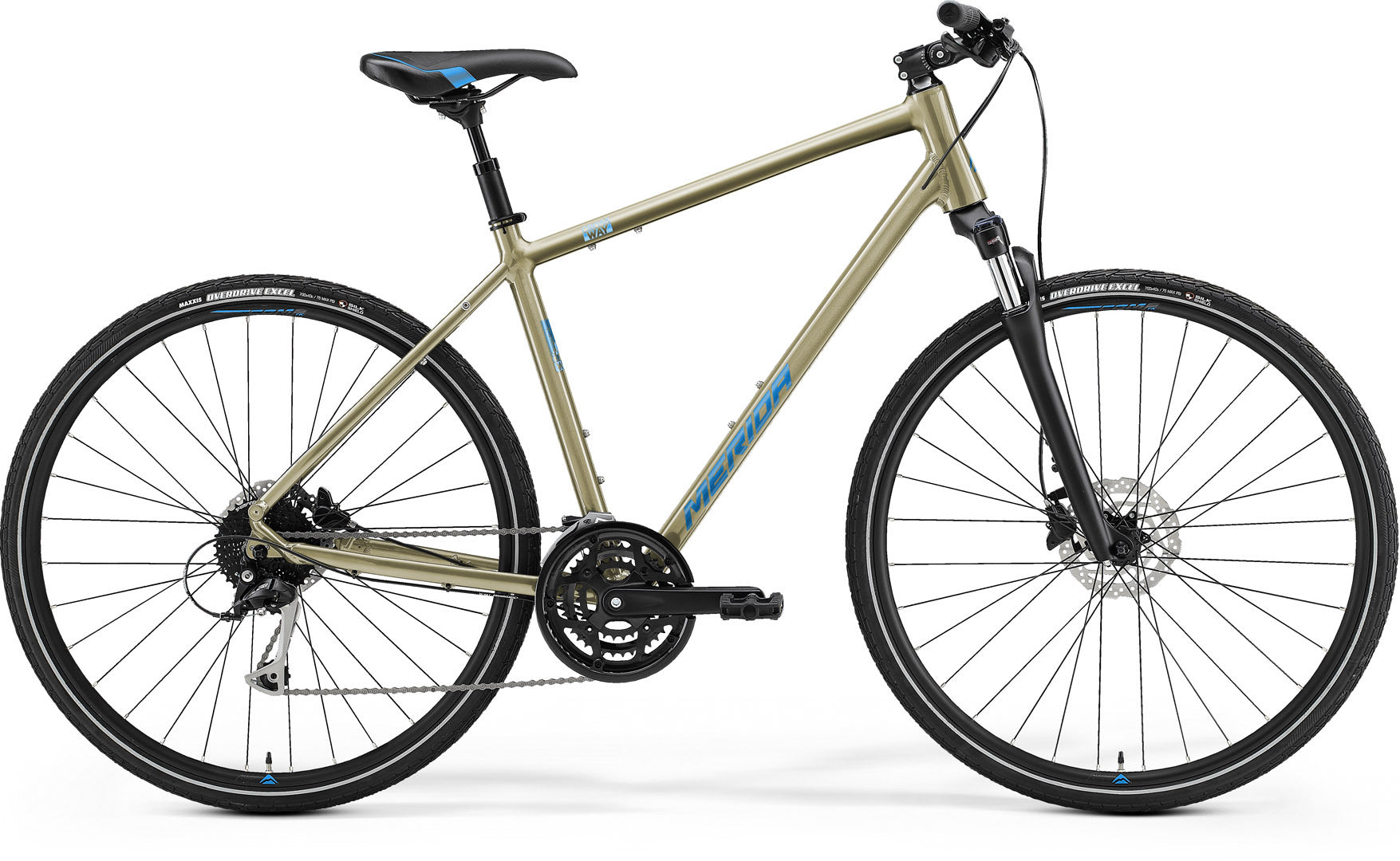 Merida Crossway 40 Champagne - blue