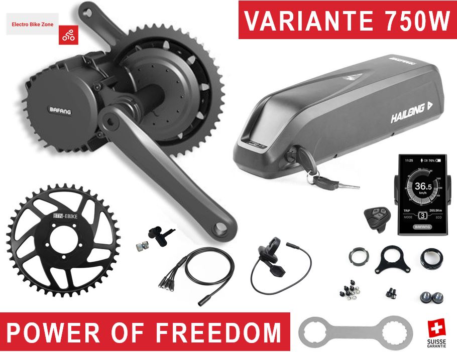 750W - Bafang complete electric kit