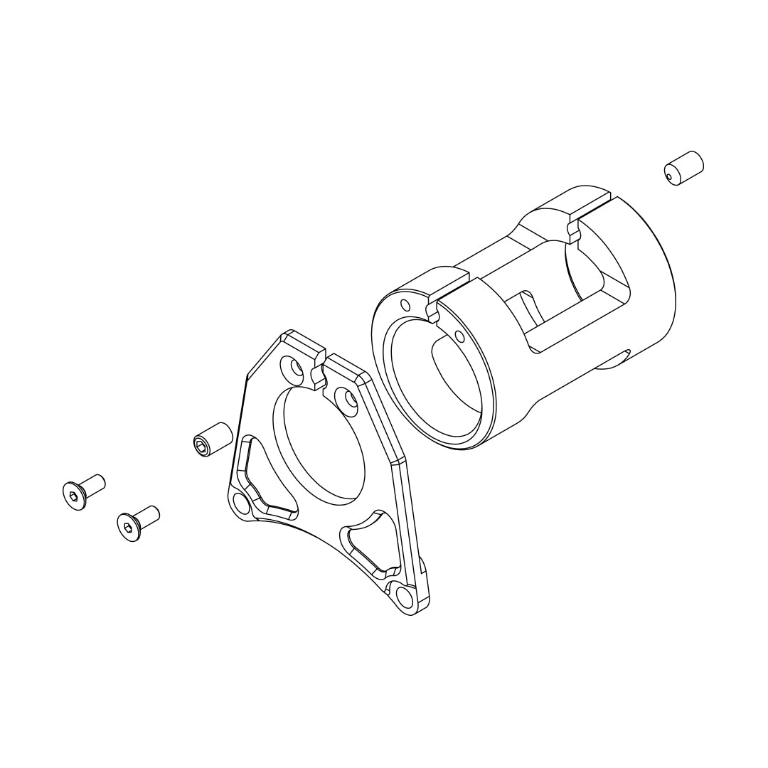 PF-30 adapter for Bafang BBS01/02/HD motor