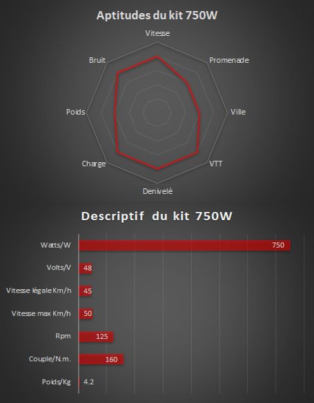 750W - Complete electrical kit