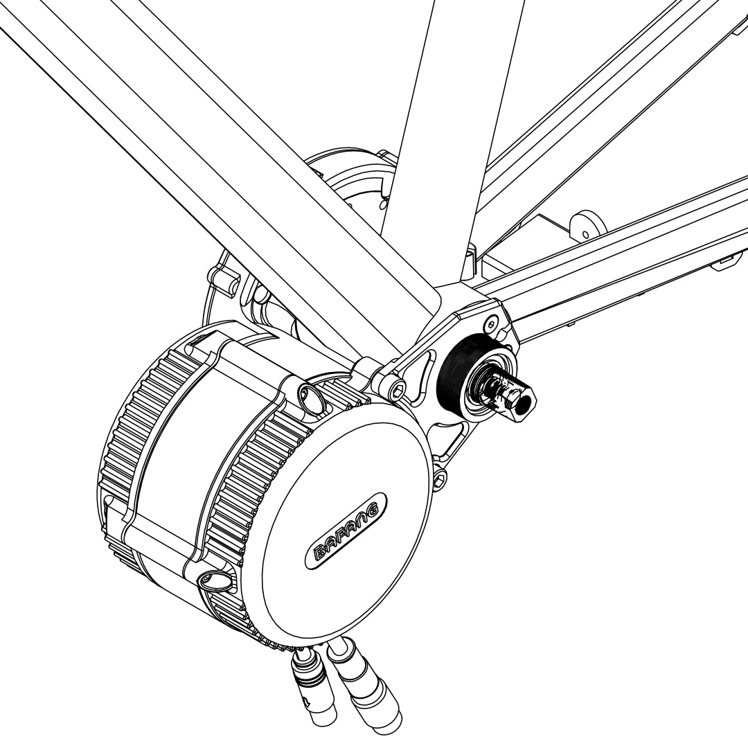 PF-30 adapter for Bafang BBS01/02/HD motor